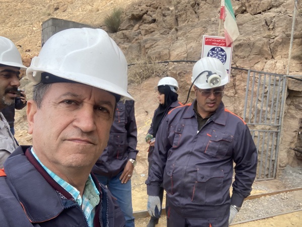 بازدید مدیران هلدینگ رصام از معدن سرب پیرحاجات